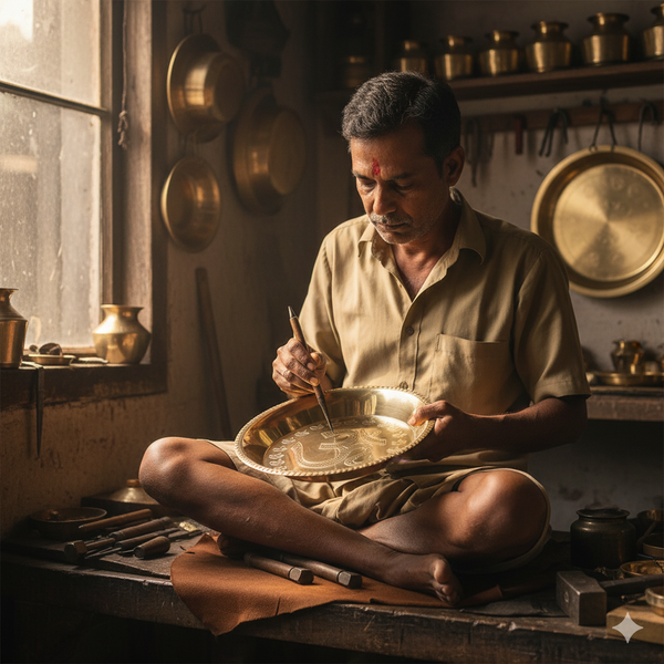 Craftsperson working